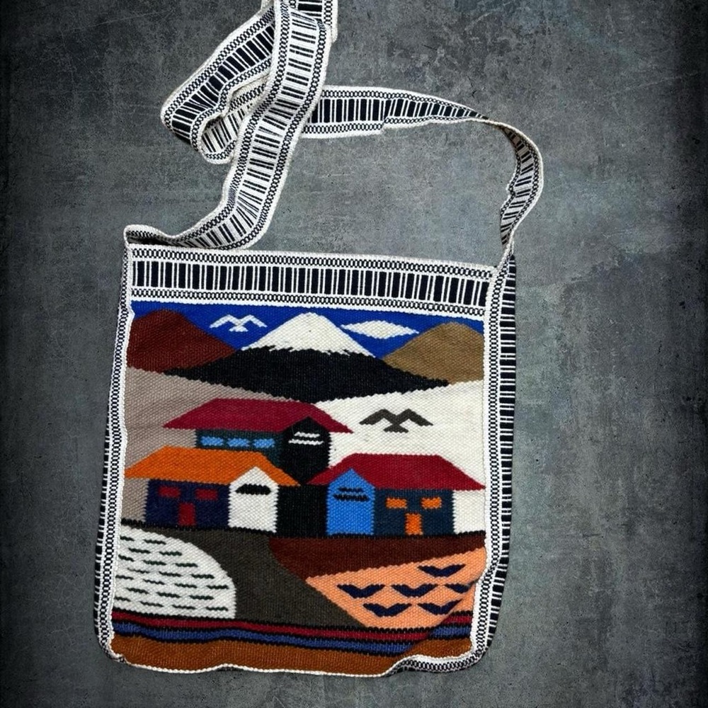 Artistic Landscape Crossbody Bag